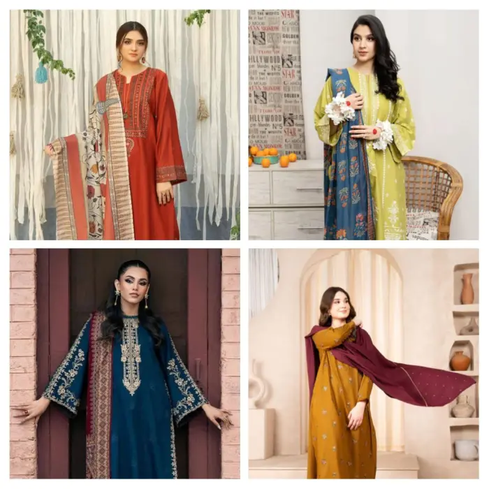 Lawn embroidery 3pc dress beautiful Eid collection 🥰