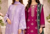 Lawn embroidery 3pc dress beautiful Eid collection 🥰