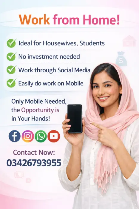 Online work for girls and housewife