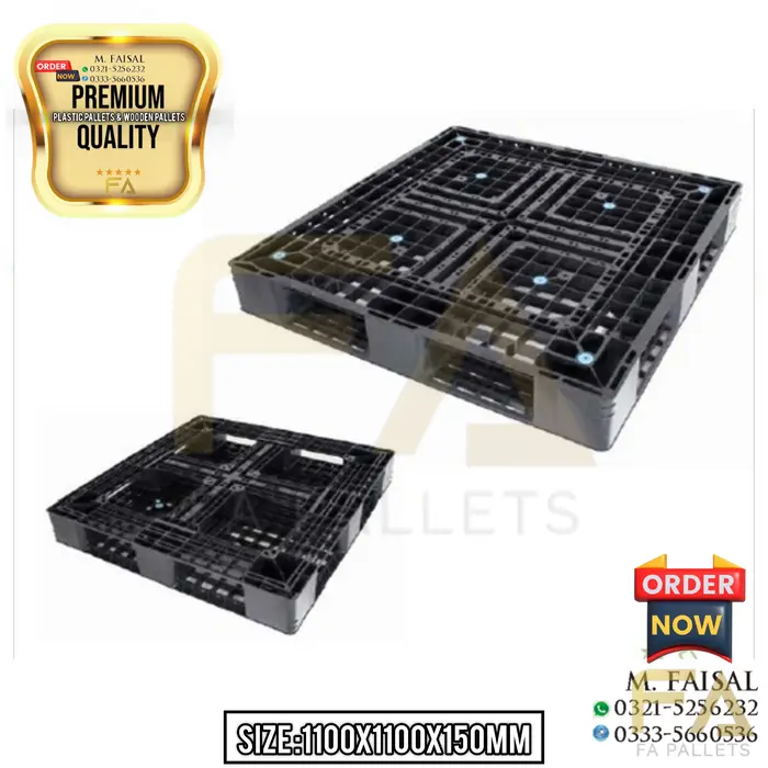 Plastic Pallets Hub Heavy Duty Big Qty Stock availability All Pakistan
