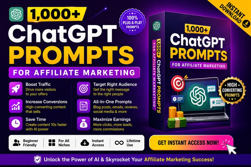 1,000+ ChatGPT Affiliate Prompts